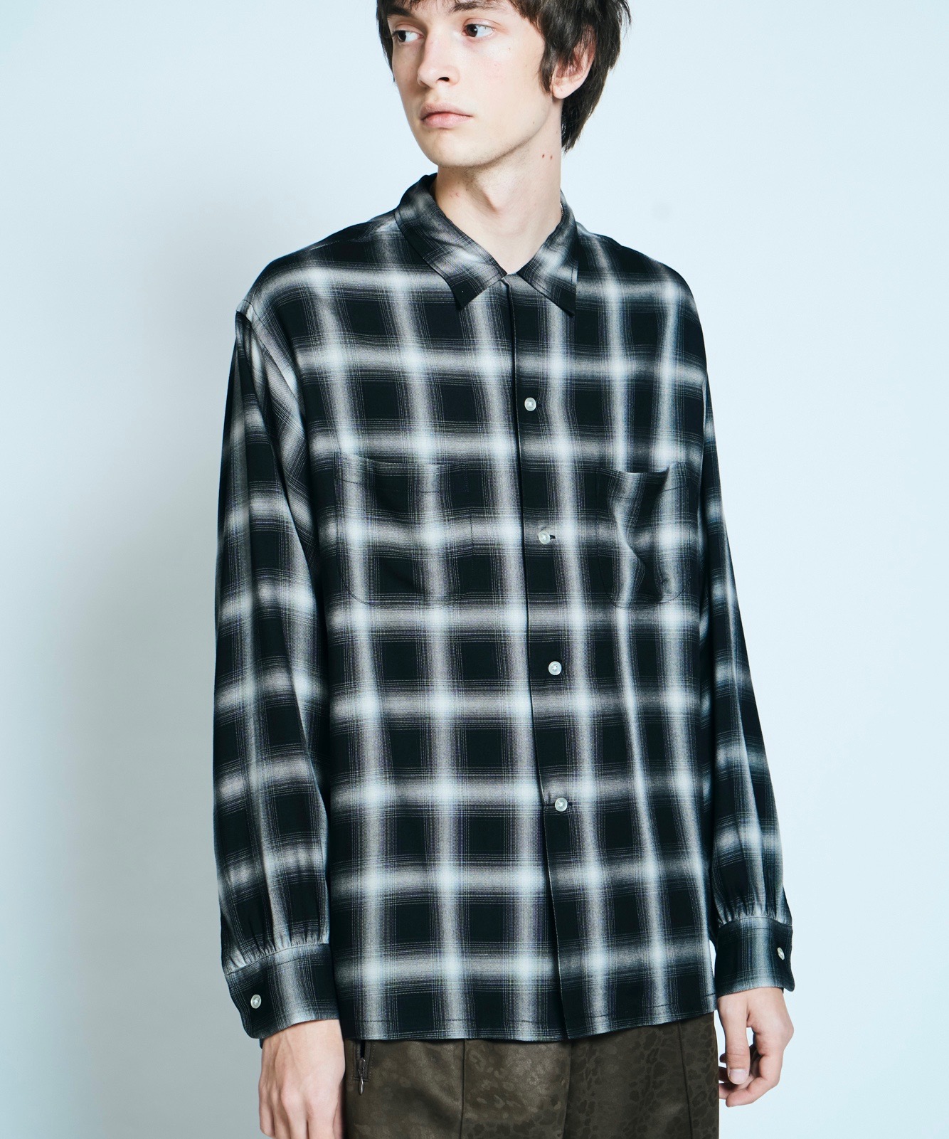 TOWNCRAFT OMBRE LOOP COLLAR SHIRTS